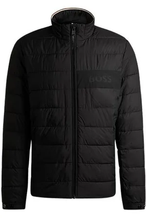 HUGO BOSS Wasserabweisende Regular-Fit Jacke mit Logo-Detail