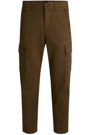HUGO BOSS Cargo-Hose aus Stretch-Baumwolle mit Twill-Struktur