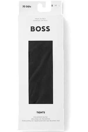HUGO BOSS Formende Strumpfhose aus 30 Den mit Logo-Detail