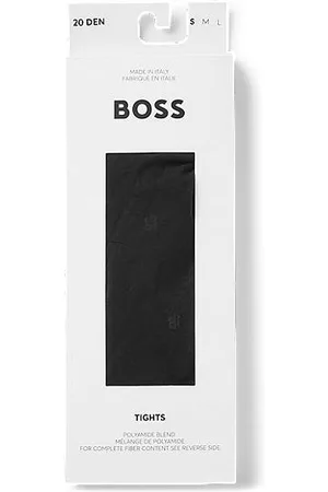 HUGO BOSS Strumpfhose aus 20 Den mit durchgehenden Double-B-Monogrammen