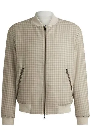 HUGO BOSS Wendbare Bomberjacke mit wasserabweisendem Finish