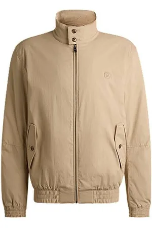 HUGO BOSS Jacke aus einem Baumwoll-Mix mit Double-B-Monogramm