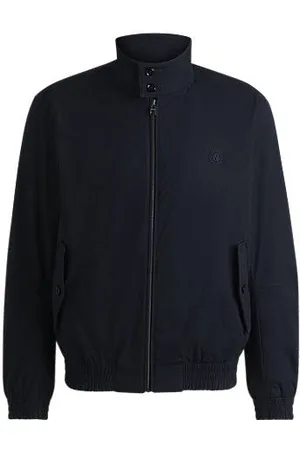HUGO BOSS Jacke aus einem Baumwoll-Mix mit Double-B-Monogramm