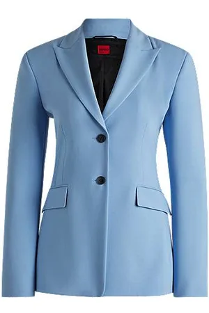 HUGO BOSS Slim-Fit Blazer mit kontrastfarbenen Knöpfen