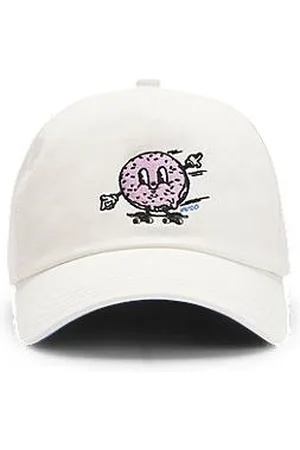 HUGO BOSS Cap aus Baumwoll-Twill mit Animations-Stickerei