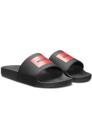HUGO BOSS Slides mit Logo auf dem Riemen