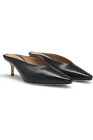 HUGO BOSS Hinten offene Mules aus Nappaleder
