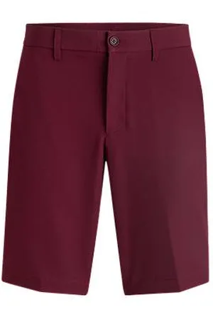 HUGO BOSS Slim-Fit Shorts aus wasserabweisendem Stretch-Gewebe