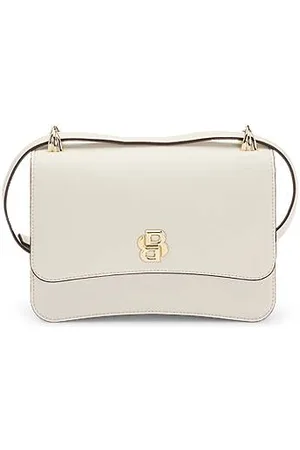HUGO BOSS Genarbte Umhängetasche mit Double-B-Monogramm