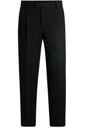 HUGO BOSS Slim-Fit Hose aus Seersucker