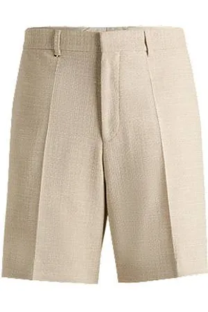 HUGO BOSS Formelle Shorts aus Stretch-Tweed