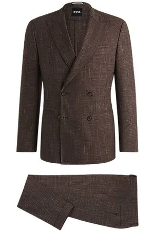 HUGO BOSS Zweiteiler aus gemustertem Tweed