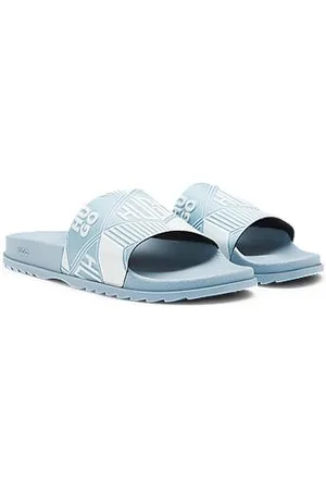 HUGO BOSS In Italien gefertigte Slides mit Logo-Mix