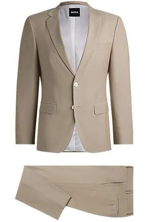 HUGO BOSS Slim-Fit Anzug aus Woll-Mix