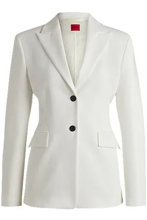 HUGO BOSS Slim-Fit Blazer mit kontrastfarbenen Knöpfen