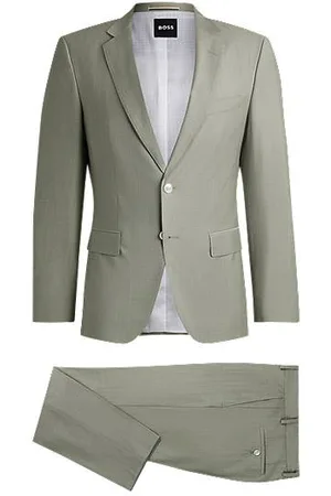HUGO BOSS Slim-Fit Anzug aus Woll-Mix