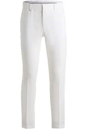 HUGO BOSS Business-Hose aus Leinen-Canvas