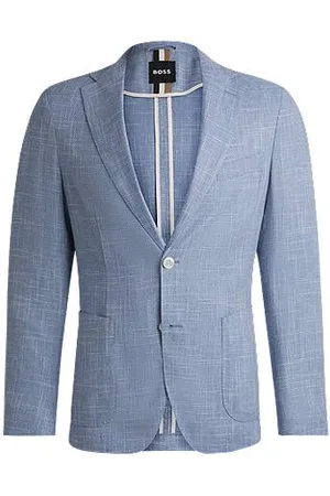 HUGO BOSS Slim-Fit Sakko aus fein gemustertem Gewebe
