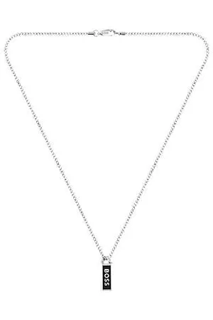 HUGO BOSS Halskette mit Logo-Plakette