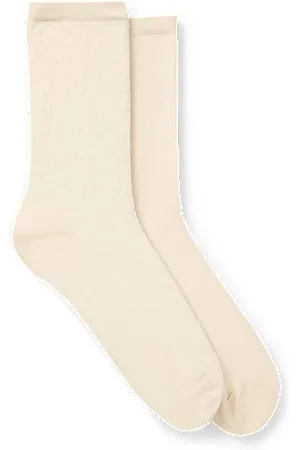HUGO BOSS Zweier-Pack mittelhohe Socken aus Stretch-Baumwolle