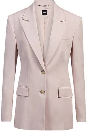 HUGO BOSS Blazer aus meliertem Stretch-Gewebe