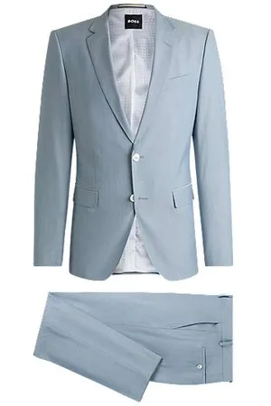 HUGO BOSS Slim-Fit Anzug aus Woll-Mix