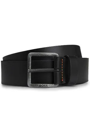 HUGO BOSS Ledergürtel mit Logo-Schließe