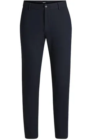 HUGO BOSS Modern-Fit Hose aus elastischem Baumwoll-Mix