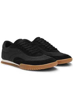 HUGO BOSS Lowtop Sneakers mit Veloursleder-Details