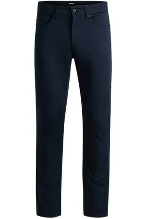 HUGO BOSS Delaware Slim-Fit Hose aus elastischem Satin