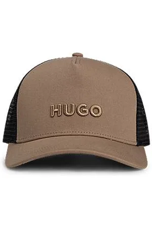 HUGO BOSS Cap aus Baumwoll-Twill mit Mesh-Einsätzen