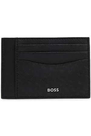 HUGO BOSS Kartenetui mit Monogramm-Muster