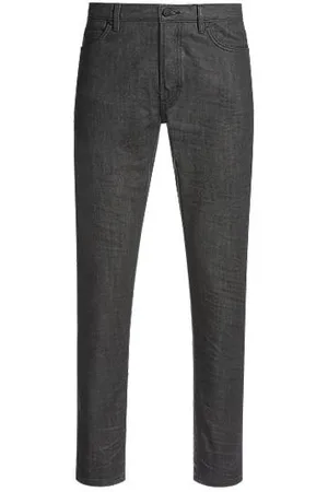HUGO BOSS X RB Jeans aus grauem Stretch-Denim