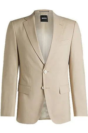 HUGO BOSS Slim-Fit Sakko aus Stretch-Chiffon