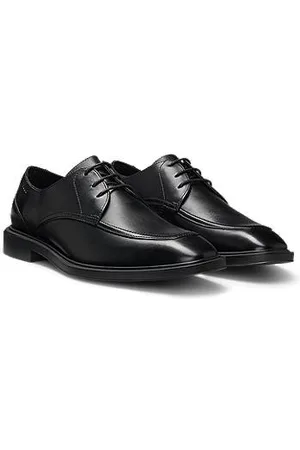 HUGO BOSS Derbys aus Leder mit doppelten Nähten