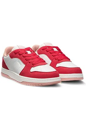HUGO BOSS Sneakers aus verschiedenen Materialien mit Logo-Details