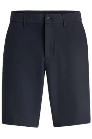 HUGO BOSS Slim-Fit Shorts aus wasserabweisendem Stretch-Gewebe