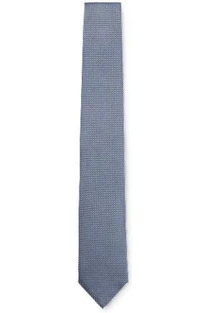 HUGO BOSS Krawatte aus Seiden-Mix mit Jacquard-Muster