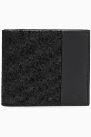 HUGO BOSS Geschenk-Set aus Geldbörse und Kartenetui mit Monogrammen