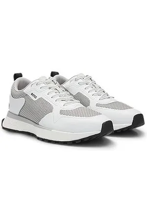 HUGO BOSS Sneakers aus verschiedenen Materialien mit Mesh und Logos