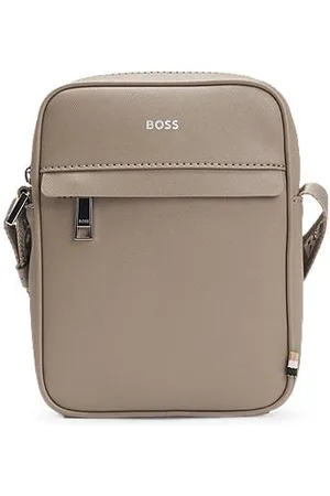 HUGO BOSS Reporter-Tasche mit Signature-Streifen und Logo-Detail