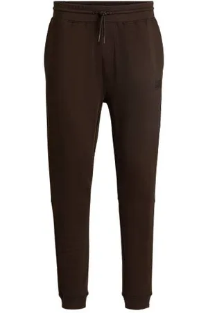 HUGO BOSS Jogginghose aus Baumwoll-Terry mit Logo-Aufnäher