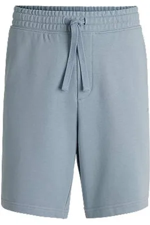 HUGO BOSS Relaxed-Fit Shorts aus Baumwoll-Terry mit Logo-Print