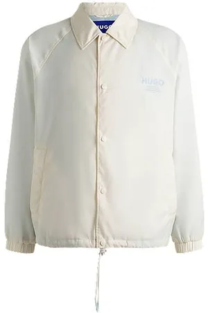 HUGO BOSS Wasserabweisende Regular-Fit Trainingsjacke mit Logo-Prints