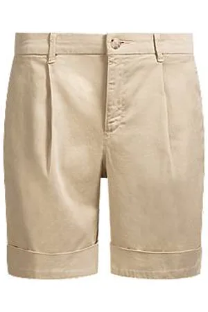 HUGO BOSS Relaxed-Fit Shorts aus Stretch-Baumwolle mit hohem Bund