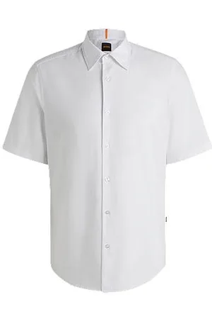 HUGO BOSS Regular-Fit Hemd aus Oxford-Baumwolle
