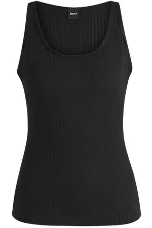 HUGO BOSS Tanktop mit Rippstruktur