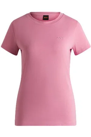 HUGO BOSS Slim-Fit T-Shirt aus Baumwoll-Jersey mit tonalem Logo