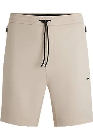 HUGO BOSS Shorts aus elastischem Baumwoll-Mix