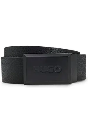 HUGO BOSS Wendegürtel aus genarbtem und glattem italienischem Leder